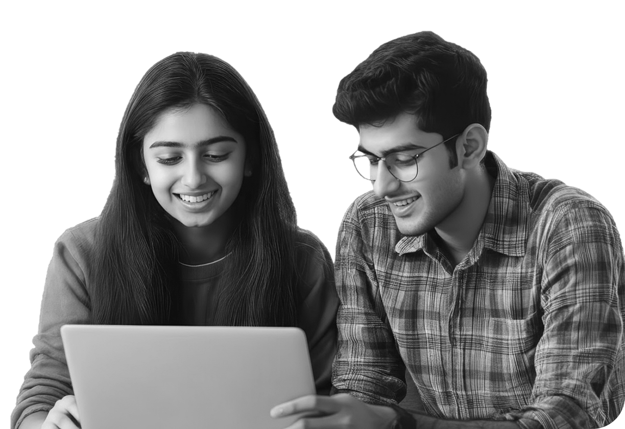 Students with Laptop